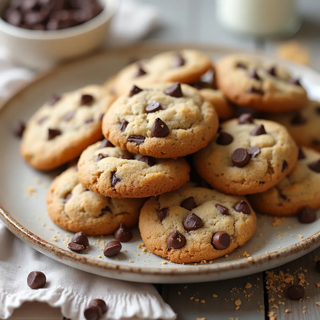 Almond Flour Chocolate Chip Cookies