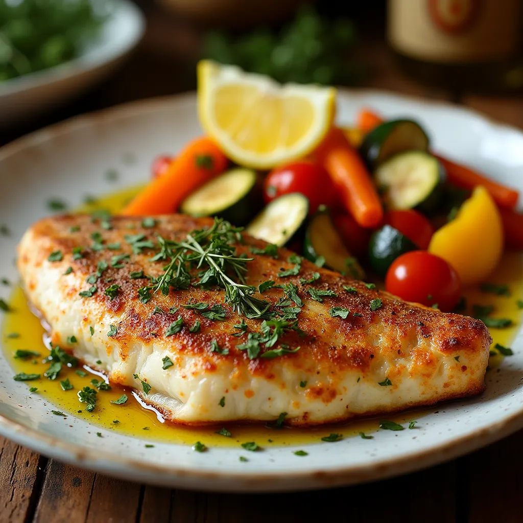 Baked Trout with Veggies