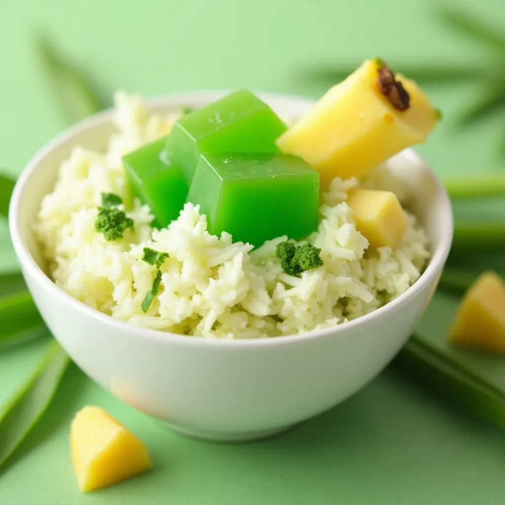 Buko Pandan (Coconut Pandan Salad)