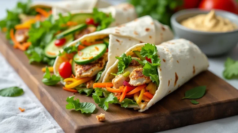 Chicken And Veggie Wrap