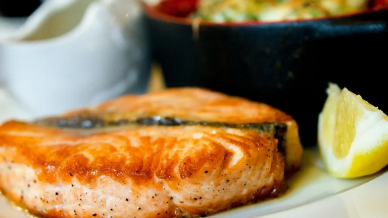 Garlic Lemon Baked Salmon