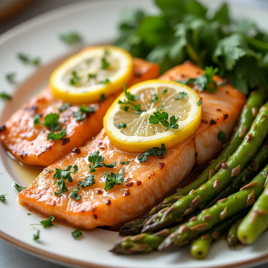 Garlic Lemon Salmon