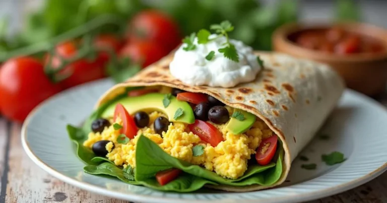 Healthy Breakfast Burrito Recipe