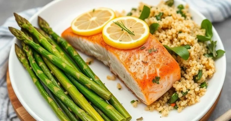 Healthy Salmon Dinner