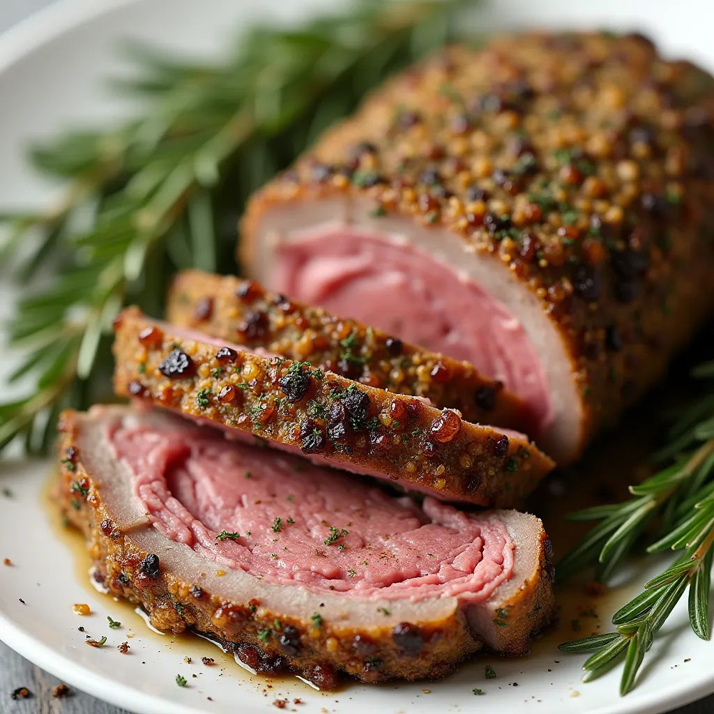 Herb-Crusted Roast Lamb