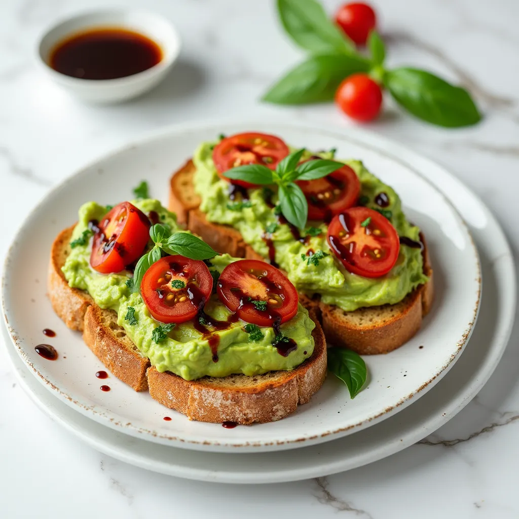 Mediterranean Avocado Toast with Italian Flair