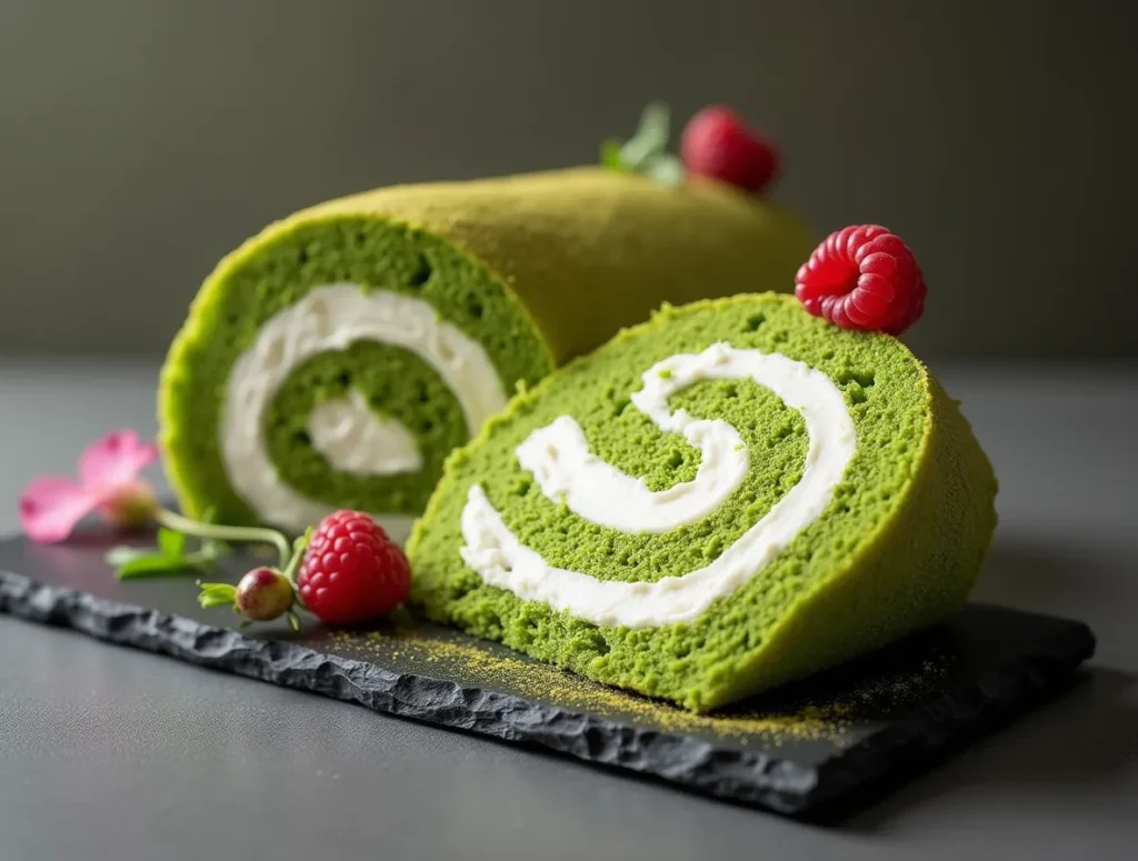 Matcha Swiss Roll