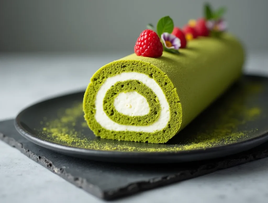 Matcha Swiss Roll