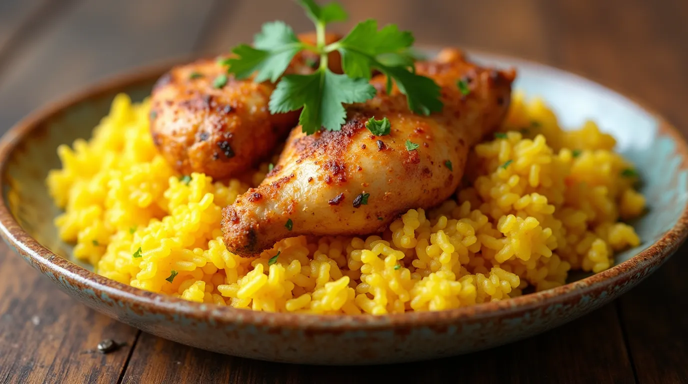 chicken and yellow rice recipe