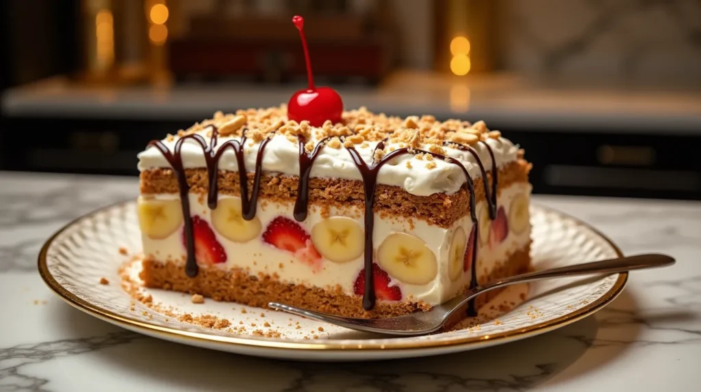 banana split cake recipe